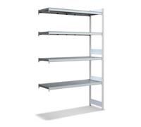 BITO Bito Grand Rayonnage Ensemble de rayonnages supplémentaires / 350kg 2499x1512x524 Tablette 4 niveaux RAL7035 Quantité:1