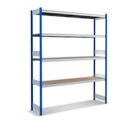BITO Bito Grand rayonnage Grundfeld Set / 350kg 2499x2066x524 Panneau de particules 4 niveaux RAL5010 Quantité:1