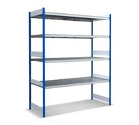 BITO Bito Grand rayonnage Grundfeld Set / 350kg 2499x2066x824 4 niveaux Rayonnage RAL5010 Quantité:1