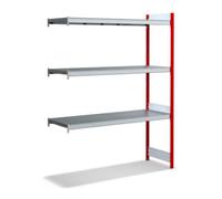 BITO Bito Grande étagère étagère étagère Unité d'extension Set / 350kg 1999x1512x524 3 niveaux étagère étagère RAL3000 Quantité:1