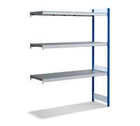 BITO Bito Grande étagère étagère étagère Unité d'extension Set / 350kg 1999x1512x524 3 niveaux étagère étagère RAL5010 Quantité:1