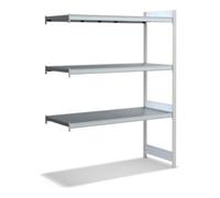 BITO Bito Grande étagère étagère étagère Unité d'extension Set / 350kg 1999x1512x624 étagère 3 niveaux RAL7035 étagère Quantité:1