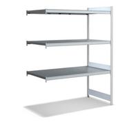 BITO Bito Grande étagère étagère étagère Unité d'extension Set / 350kg 1999x1512x824 3 niveaux étagère étagère RAL7035 Quantité:1