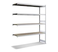 BITO Bito grande étagère kit d'extension / 350kg 2499x2016x624 Panneau d'aggloméré 4 niveaux galvanisé Quantité:1