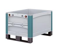 BITO Caisses-palettes pour charges lourdes Bito série SL SLK86624K l 800 x l 600 x H 720 Quantité:1