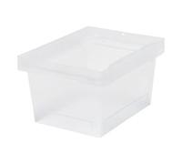 BITO Conteneur réutilisable Bito sans accessoires/matières dangereuses / MB 43221 L400xL300xH223 mm, transparent Quantité:1