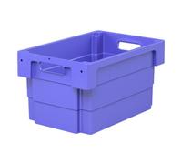 BITO Conteneur rotatif d'empilage Bito DSB64321 avec poignée traversante L600xL400xH320 mm, bleu Quantité:1
