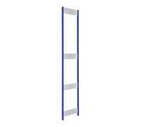BITO Echelles pour rayonnages à tablettes H 2200 bleu gentiane Bito RAL 5010 Quantité:1