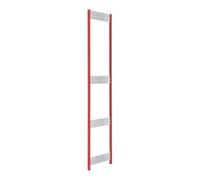 BITO Echelles pour rayonnages à tablettes H 2500 rouge feu Bito RAL 3000 Quantité:1