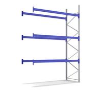 BITO Ensemble de rayonnages à palettes Bito P1 avec 3 niveaux H4000xP1100xL2790 mm 600 kg, non assemblé bleu gentiane Quantité:1