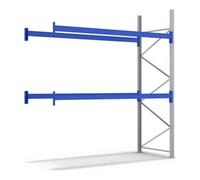 BITO Ensemble de rayonnages à palettes Bito P2 avec 4 niveaux H6000xP1100xL2790 mm 600 kg, non assemblé bleu gentiane Quantité:1