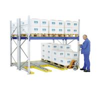BITO Rails à rouleaux Bito adaptés au prélèvement par transpalette l 2500 x l 1095 Quantité:1