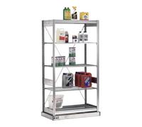 BITO Rayonnage pour petits récipients avec tablettes grillagées Bito L1058xH2000xP524 mm, panneau de base galvanisé Quantité:1
