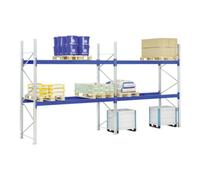 BITO Rayonnages à palettes en kit complet Bito l 8600 x p 1100 x H 5000 montants galvanisé Quantité:1