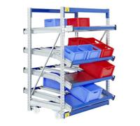 BITO Stockage dynamique cartons Flex p 1300 montants galvanisés Bito lisseseme Quantité:1