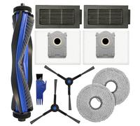 Bitone Kit Accessoires pour Aspirateur Robot,Compatible avec Ecovacs Deebot T50 Pro Omni et T50 Omni, Ensemble de 10pcs,1Brosse Principale,2 Sacs à Poussière,2 Lingettes,2 Filtres,2 Brosses Latérales