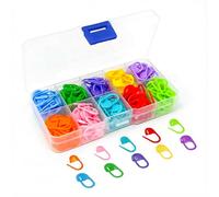 Bitone Marqueur Tricot, 130 Pièces Marqueur Crochet, Anneaux Marqueurs Tricot 10 Couleurs Marqueurs de Mailles,pour Tricot Golf,Couture,Tissage,Crocheté et Projets Tricotés,avec Boîte