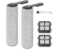 Bitone Rouleau de brosse de rechange et Filtre HEPA pour Tineco Floor One S5 / S5 Pro / S5 Pro 2 / S5 Extreme aspirateur humide et sec, 2 filtres+2 rouleaux de brosse + 1 brosse de nettoyage