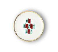 BITOSSI Home & Funky Table la table composée, assiette OH Happy Day Ø 17 cm