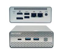 BitPC Firewall Appliance Mini-PC M1S N150 Soft-Router, 4 Kerne, 4 Threads, 2 x i226-V 2,5 GHz, 1 x DDR5 max 48 Go, unterstützt 4 x M.2 NVMe 2280 (ohne RAM, ohne SSD)