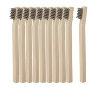 Bitray Lot de 10 petites brosses métalliques en acier inoxydable pour le nettoyage