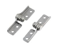 Bitray Lot de 2 charnières d'arbre à couple réglable en acier inoxydable avec amortissement de 90 degrés