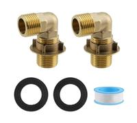 Bitray Lot de 2 kits d'installation de robinet commercial en laiton 90 pour robinet d'évier de cuisine commercial