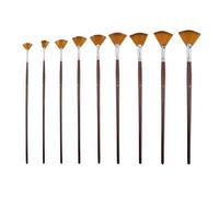 Bitray Lot de 9 pinceaux pour peinture acrylique aquarelle et gouche