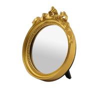 Bitray Miroir mural vintage décoratif à suspendre 10,7 cm de diamètre Petit miroir mural rond doré