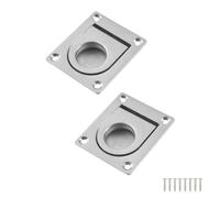 Bitray Poignée de traction carrée pour trappe de terrasse 6,20 x 5,18 cm