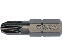 Bits 1/4" x 25 mm, 10 Stück, YT-78136 YATO, schwarz