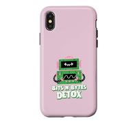 Bits and Bytes Detox (Déclaration Mondiale numérique Amusante) Coque pour iPhone X/XS