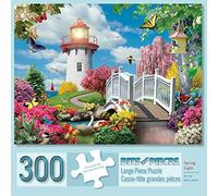 Bits and Pieces 300 pièces Jigsaw Puzzle pour Adultes Printemps Lumière 300 Pc Fleurs, Oiseaux, Animaux Jigsaw par L'Artiste Alan Giana
