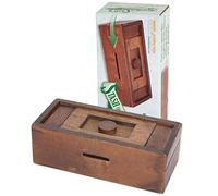 Bits and Pieces - Cachez Votre Argent - Puzzle de la Boîte Secrete - Casse-Tête en Bois avec Subdivisions - Jeu de Cerveau pour Les Adultes