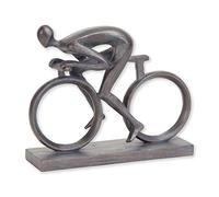Bits and Pieces - Élégante Statue de vélo de 16,5 cm - exceptionnellement moulée en polyrésine Durable - Sculpture impressionnante pour décoration d'intérieur