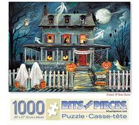 Bits and Pieces - Puzzle de 1000 pièces pour adultes - Enter If You Osez - 1000 pièces maison hantée Halloween Trick or Treat par l'artiste Ruane Manning