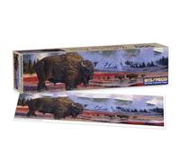 Bits and Pieces Puzzles de 500 pièces pour adultes - Bison de Yellowstone - Grand puzzle de 30,5 x 91,4 cm - 500 pièces - Parc national de Yellowstone - No 2 pièces identiques
