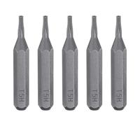 Bits de tournevis T5 Torx, 5pcs 28 mm de longueur HEX TORX TORT T5 TRANSEUR BIT, outils du kit pilote à vis