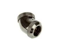 Bitspower Renforced 30 Degree Corner Dual Link Adaptateur pour 12 mm de diamètre extérieur Carbone Noir