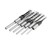 Bits Spirale, Travail du Bois Squar percer Un Trou Bit6pcs de E Set Mortising Chisel Auger Drill 6/8 / 9,5/12,7/14/16 mm Outils de Coupe