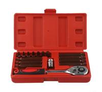 Bits Visseuse pour torx T20-T55 Acier Durci 30mm 75mm Bits Visseuse | 16 totales, bits pour t20-T55, longueurs 30mm/75mm, cliquet 3/8, acier trempé durable