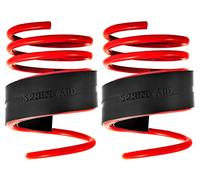 BITS4REASONS - E-Tech Amortisseurs De Ressort Hélicoïdal Aide Suspension pour Remorquage Et Charge Lourde (1 Paire) - Caoutchouc Haute Densité, Stabilité Améliorée (Espace Ressort 52-66mm)