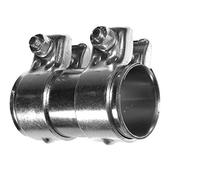 BITS4REASONS E-Tech Nouveau MODÈLE RACCORDEMENT/RACCORD DE Tuyau D'ÉCHAPPEMENT RÉGLABLE Heavy Duty 41MM À 43MM, Long 90MM EC004