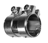 BITS4REASONS E-Tech Nouveau MODÈLE RACCORDEMENT/RACCORD DE Tuyau D'ÉCHAPPEMENT RÉGLABLE Heavy Duty 43MM À 45MM, Long 80MM EC006