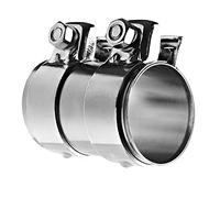 BITS4REASONS E-Tech Nouveau MODÈLE RACCORDEMENT/RACCORD DE Tuyau D'ÉCHAPPEMENT RÉGLABLE Heavy Duty 57MM À 60MM, 90MM Long EC014