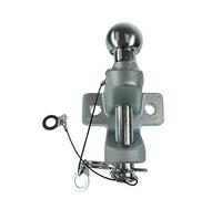 BITS4REASONS Maypole MP84 Attelage Boule Et Broche 50mm Argenté - Crochet D’attelage pour Remorque 3,5t