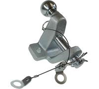 BITS4REASONS - Nouveau modèle Maypole 50 mm argenté brillant et mat - Boule et goupille d'attelage MP84