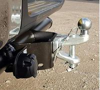 BITS4REASONS - Nouveau modèle Maypole MP82 Boule d'attelage 50 mm et goupille - Banquette argentée