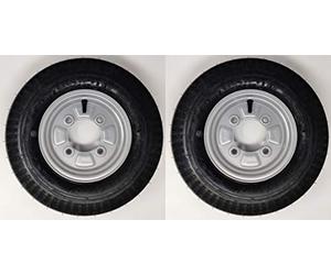 BITS4REASONS STARCO K371 Premium 8 inch 4.80/4.00-8 Trailer Wheels & Tyres 115MM PCD 1 Pair (Erde & Maypole)