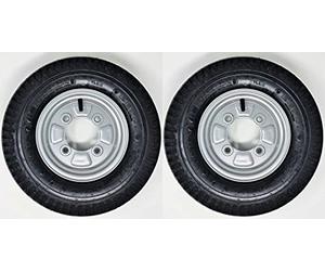 BITS4REASONS Starco Kenda K371 Premium Paire de roues et pneus de remorque 6 plis 115 mm PCD 70 m